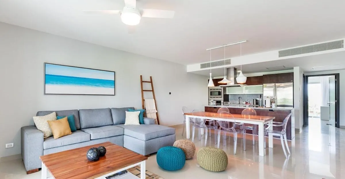 Luxury Ocean View Condo In Mareazul Beach Front - Almajuma House Playa del Carmen Apartment